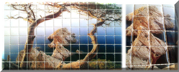 Картина из полимерной мозаики (по типу керамической мозаики) Мозаичное панно